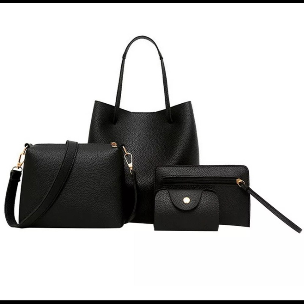 Five piece purse and wallet set